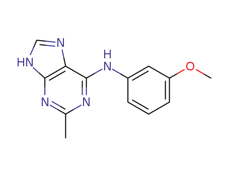 2-Methyl-6-(3-methoxyanilino)purine