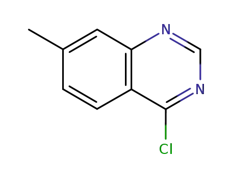 Molecular Structure of 90272-83-6 (4-CHLORO-7-METHYL-QUINAZOLINE)