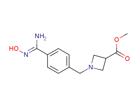 (Z)-methyl 1-(4-(N'-hydroxycarbamimidoyl)benzyl)azetidine-3-carboxylate