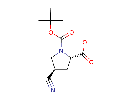 (2S,4R)-1-(tert-Butoxycarbonyl)-4-cyanopyrrolidine-2-carboxylic acid