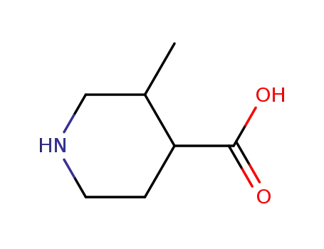 Molecular Structure of 885951-69-9 (3-METHYL-4-PIPERIDINECARBOXYLIC ACID)
