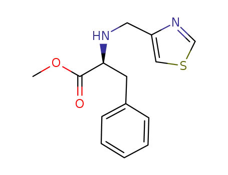 (S)-methyl 3-phenyl-2-(thiazol-4-ylmethylamino)propanoate