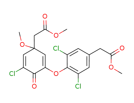 C<sub>19</sub>H<sub>17</sub>Cl<sub>3</sub>O<sub>7</sub>