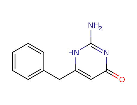 Molecular Structure of 717-88-4 (2-aMino-6-benzylpyriMidin-4(1H)-one)