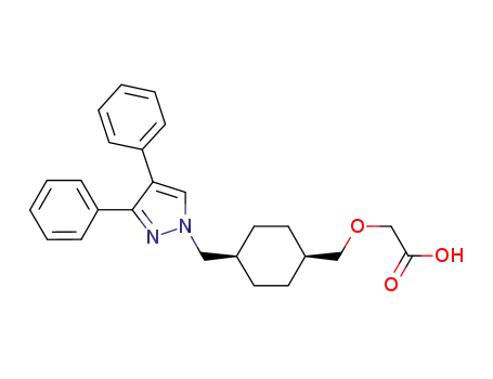 2-(((1s,4s)-4-((3,4-diphenyl-1H-pyrazol-1-yl)methyl)cyclohexyl)methoxy)acetic acid