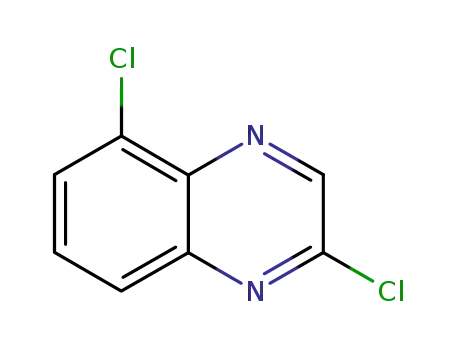 Molecular Structure of 55687-05-3 (2,5-Dichloroquinoxaline)