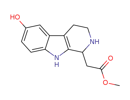 methyl 2-(6-hydroxy-2,3,4,9-tetrahydro-1H-pyrido[3,4-b]indol-1-yl)acetate