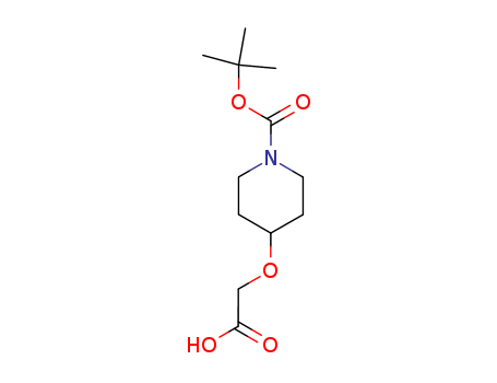 161948-70-5 1-Piperidinecarboxylicacid, 4-(carboxymethoxy)-, 1-(1,1-dimethylethyl) ester