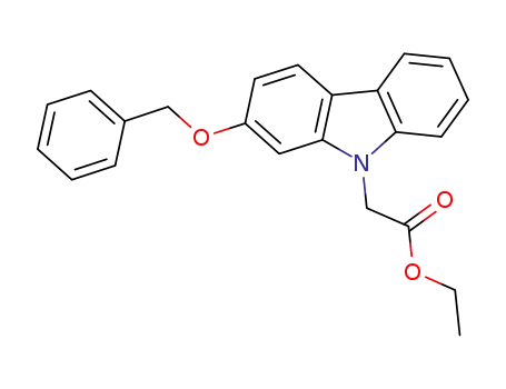 ethyl (2-benzyloxycarbazol-9-yl) acetate