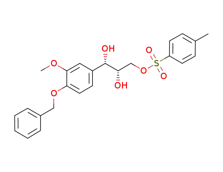 (2S,3S)-3-(4-(benzyloxy)-3-methoxyphenyl)-2,3-dihydroxypropyl 4-methylbenzenesulfonate