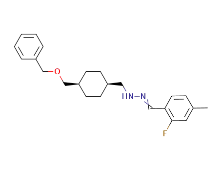 1-(((1s,4s)-4-(benzyloxymethyl)cyclohexyl)methyl)-2-(2-fluoro-4-methylbenzylidene)hydrazine