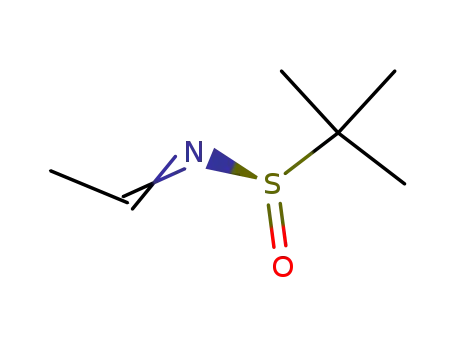 Molecular Structure of 439117-21-2 ((R<sub>S</sub>)-N-ethylidene-tert-butanesulfinamide)