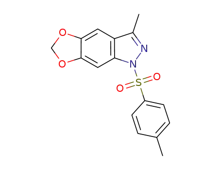 3-methyl-1-(p-tolylsulfonyl)-[1,3]dioxolo[4,5-f]indazole