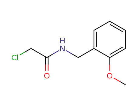 Molecular Structure of 81494-04-4 (2-Chloro-N-(2-methoxy-benzyl)-acetamide)