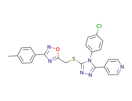 C<sub>23</sub>H<sub>17</sub>ClN<sub>6</sub>OS