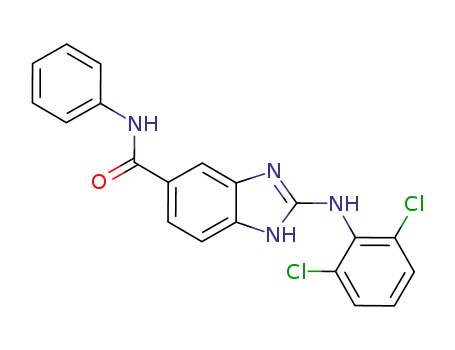 2-(2,6-dichloro-phenylamino)-1H-benzimidazole-5-carboxylic acid phenylamide