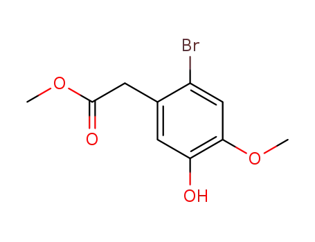 (2-bromo-5-hydroxy-4-methoxy-phenyl)-acetic acid methyl ester