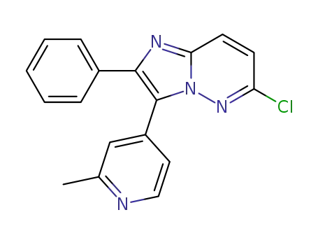 6-chloro-2-phenyl-3-(2-methylpyrid-4-yl)imidazo[1,2-b]pyridazine