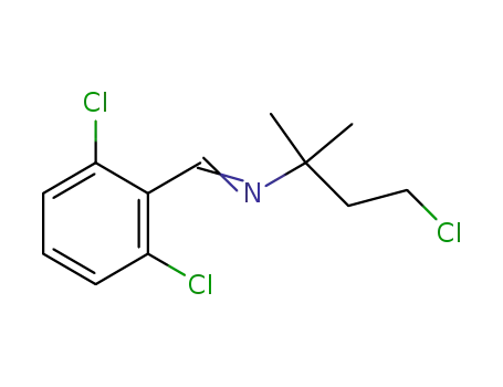 Molecular Structure of 686746-13-4 ((3-chloro-1,1-dimethylpropyl)-(2,6-dichlorobenzylidene)-amine)