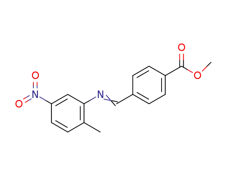 methyl 4-{[(2-methyl-5-nitrophenyl)imino]methyl}benzoate