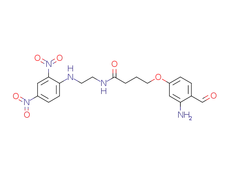 4-(3-amino-4-formylphenoxy)-N-(2-(2,4-dinitrophenylamino)ethyl)butanamide
