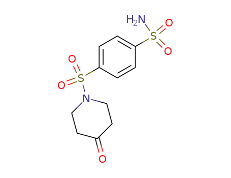 Molecular Structure of 55619-46-0 (Benzenesulfonamide, 4-[(4-oxo-1-piperidinyl)sulfonyl]-)