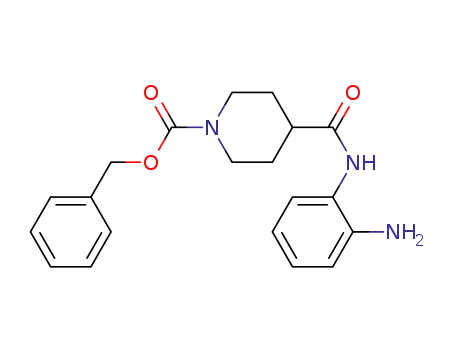 Molecular Structure of 1223345-18-3 (4-(2-amino-phenylcarbamoyl)-piperidine-1-carboxylic acid benzyl ester)
