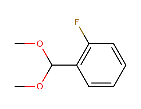 Molecular Structure of 90470-67-0 (1-(Dimethoxymethyl)-2-fluorobenzene, alpha,alpha-Dimethoxy-2-fluorotoluene)