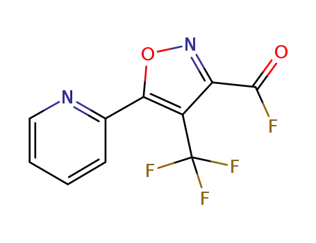5-(pyridin-2-yl)-4-(trifluoromethyl)isoxazole-3-carbonyl fluoride