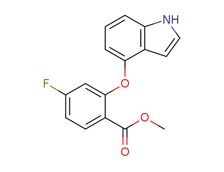 methyl 2-(1H-indol-4-yloxy)-4-fluorobenzoate