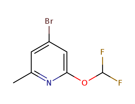 4-broMo-2-(difluoroMethoxy)-6-Methylpyridine