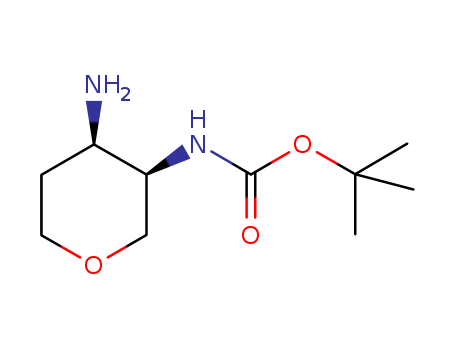 tert-butyl ((3R,4R)-4-aminotetrahydro-2H-pyran-3-yl)carbamate