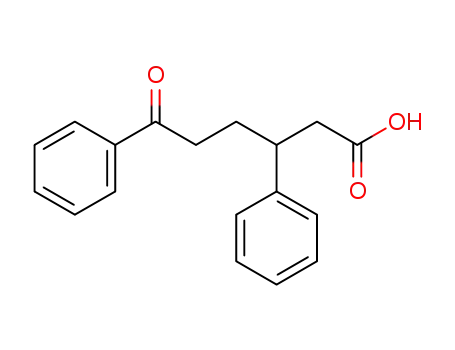 Molecular Structure of 1257544-68-5 (6-oxo-3,6-diphenylhexanoic acid)