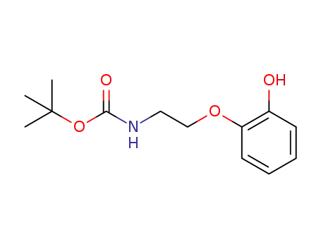 Molecular Structure of 115499-56-4 (tert-butyl 2-(2-hydroxyphenoxy)ethylcarbamate)