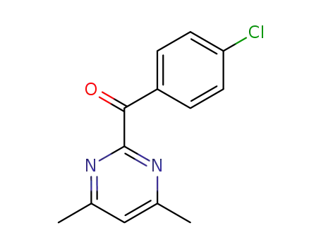 Methanone, (4-chlorophenyl)(4,6-dimethyl-2-pyrimidinyl)-