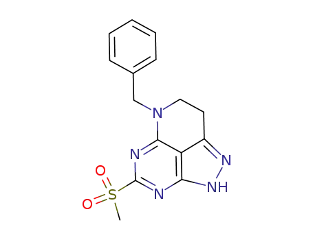 6-benzyl-4-methanesulfonyl-2,6,7,8-tetrahydro-1,2,3,5,6-pentaazaacenaphthylene