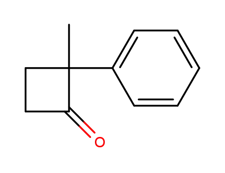 Molecular Structure of 75750-06-0 (Cyclobutanone, 2-methyl-2-phenyl-)