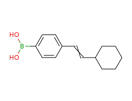 4-(2-cyclohexylvinyl)phenyl boronic acid