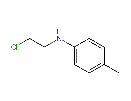 Molecular Structure of 39179-91-4 (N-(2-CHLOROETHYL)-4-METHYLANILINE)