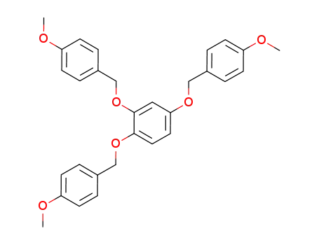 Molecular Structure of 1229578-67-9 (1,2,4-tris(p-methoxybenzyloxy)benzene)