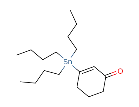 Molecular Structure of 71106-31-5 (2-Cyclohexen-1-one, 3-(tributylstannyl)-)