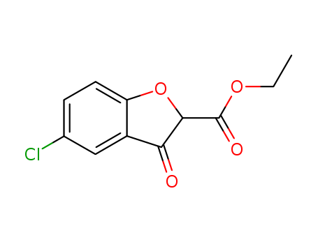 ethyl 5-chloro-3-oxo-2,3-dihydro-1-benzofuran-2-carboxylate