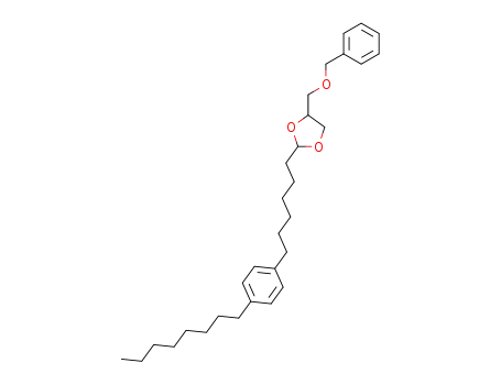 1,3-Dioxolane, 2-[6-(4-octylphenyl)hexyl]-4-[(phenylmethoxy)methyl]-