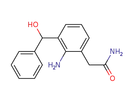 Molecular Structure of 1246956-18-2 (2-{2-amino-3-[hydroxy(phenyl)methyl]phenyl}acetamide)