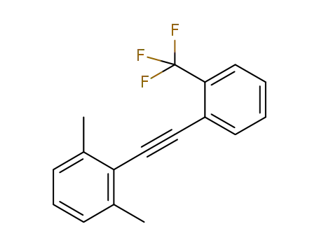 1,3-dimethyl-2-((2-(trifluoromethyl)phenyl)ethynyl)benzene