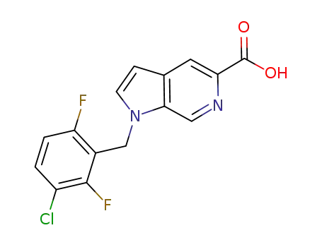 1-(3-chloro-2,6-difluorobenzyl)-1H-pyrrolo[2,3-c]pyridine-5-carboxylic acid