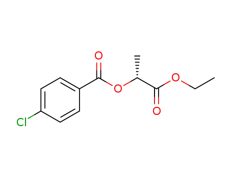 Molecular Structure of 1259030-71-1 ((R)-1-ethoxy-1-oxopropane-2-yl 4-chlorobenzoate)