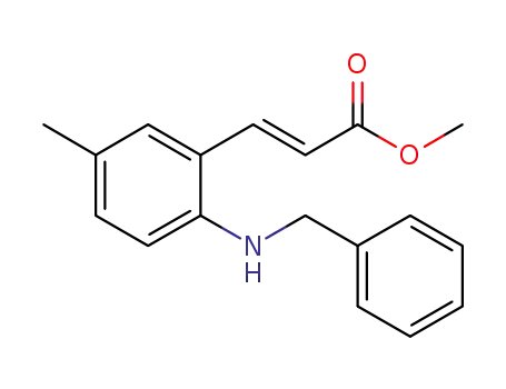 (E)-methyl 3-(2-(benzylamino)-5-methylphenyl)acrylate