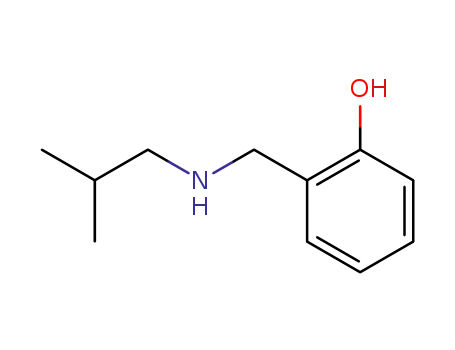 Molecular Structure of 135627-07-5 (2-{[(2-methylpropyl)amino]methyl}phenol)