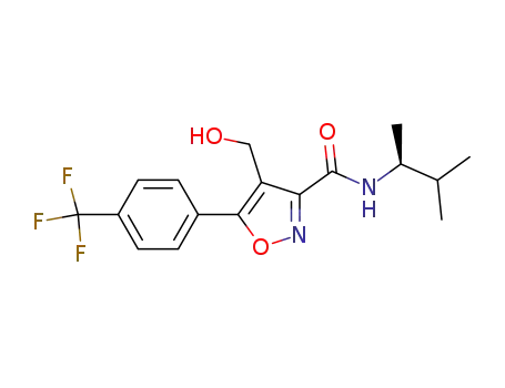 (S)-4-(hydroxymethyl)-N-(3-methylbutan-2-yl)-5-(4-(trifluoromethyl)phenyl)-isoxazole-3-carboxamide